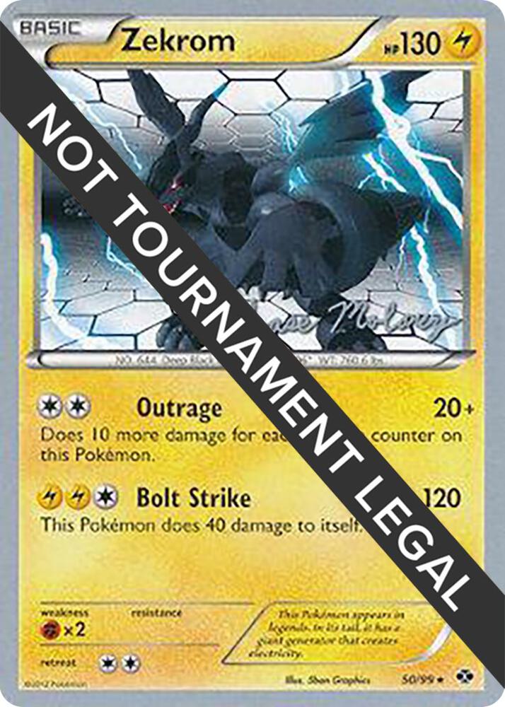 Zekrom - 2012 (Chase Moloney), World Championship Decks 50/99