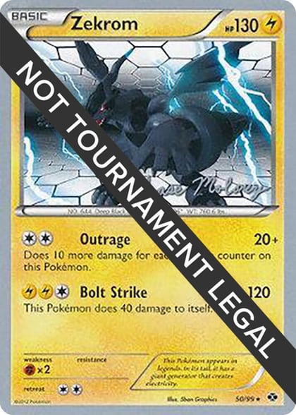 Zekrom - 2012 (Chase Moloney), World Championship Decks 50/99