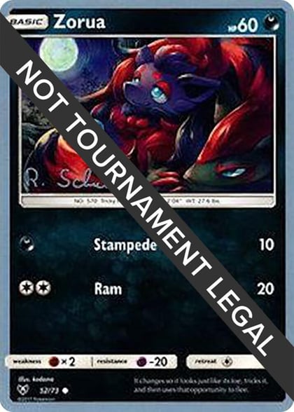 Zorua - 2018 (Robin Schulz), World Championship Decks 52/73