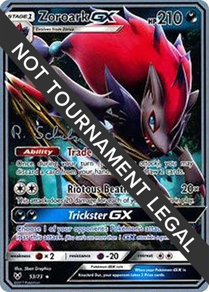 Zoroark GX - 2018 (Robin Schulz), World Championship Decks 53/73