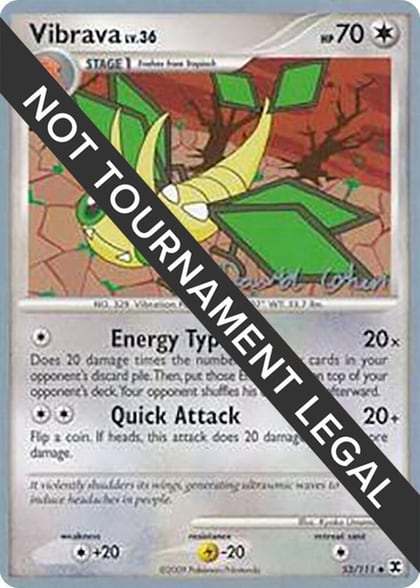 Vibrava - 2009 (David Cohen), World Championship Decks 53/111