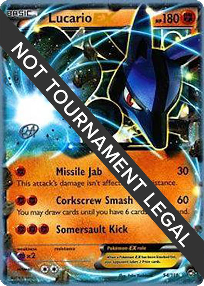 Lucario EX - 2015 (Rowan Stavenow), World Championship Decks 54/111