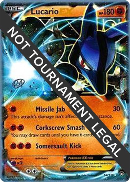 Lucario EX - 2015 (Rowan Stavenow), World Championship Decks 54/111
