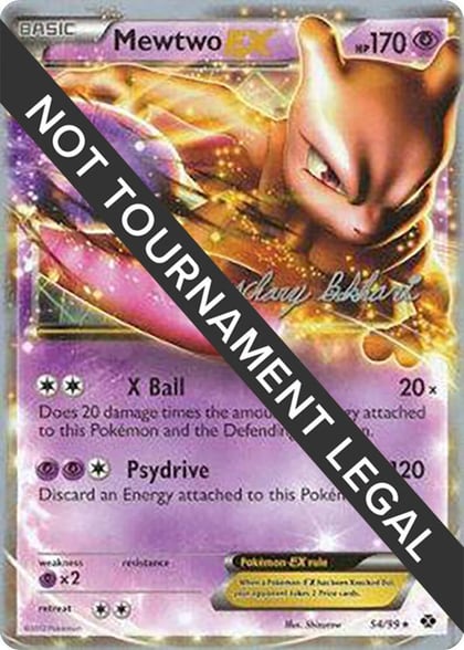 Mewtwo EX - 2012 (Zachary Bokhari), World Championship Decks 54/99
