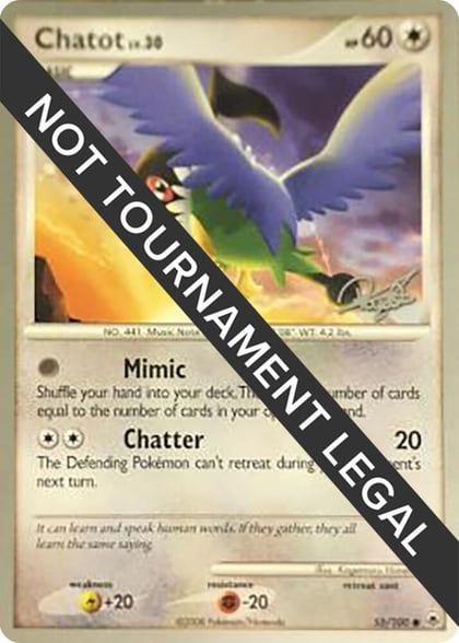 Chatot - 2008 (Paul Atanassov), World Championship Decks 55/100