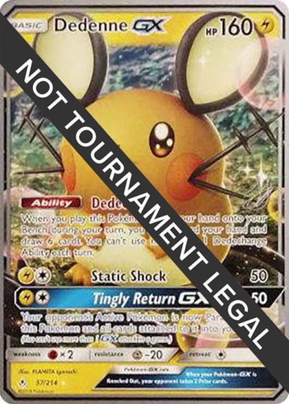 Dedenne GX - 2019 (Henry Brand), World Championship Decks 57/214