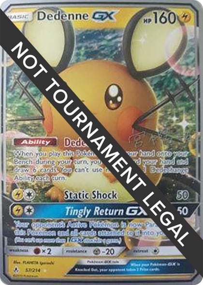 Dedenne GX - 2019 (Haruki Miyamoto), World Championship Decks 57/214