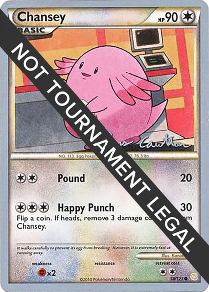 Chansey - 2011 (Ross Cawthon), World Championship Decks 58/123
