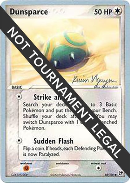 Dunsparce - 2004 (Kevin Nguyen), World Championship Decks 60/100