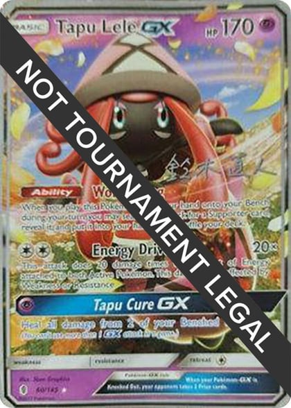 Tapu Lele GX - 2017 (Naoto Suzuki), World Championship Decks 60/145