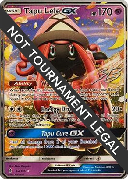 Tapu Lele GX - 2017 (Zachary Bokhari), World Championship Decks 60/145