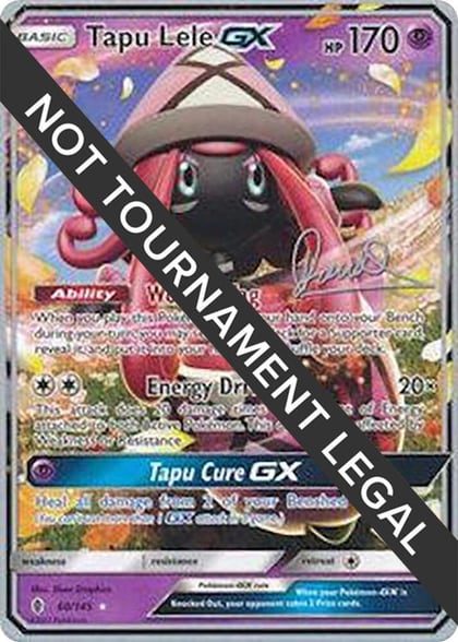 Tapu Lele GX - 2017 (Diego Cassiraga), World Championship Decks 60/145