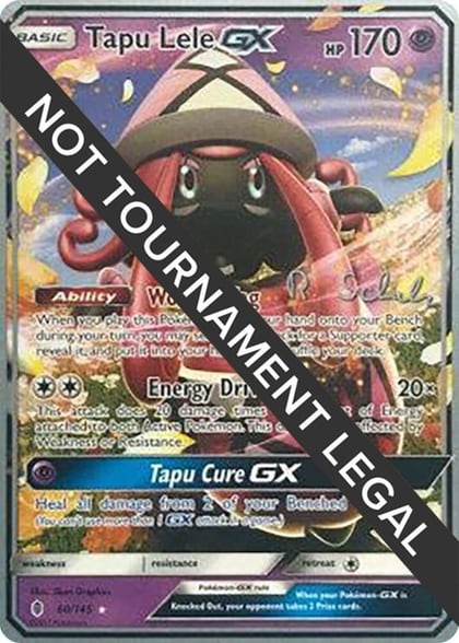 Tapu Lele GX - 2018 (Robin Schulz), World Championship Decks 60/145