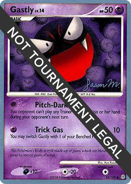 Gastly - 2009 (Jason Martinez), World Championship Decks 62/100