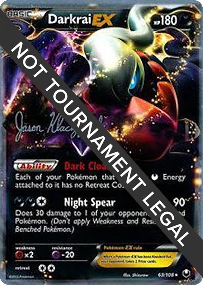 Darkrai EX - 2013 (Jason Klaczynski), World Championship Decks 63/108