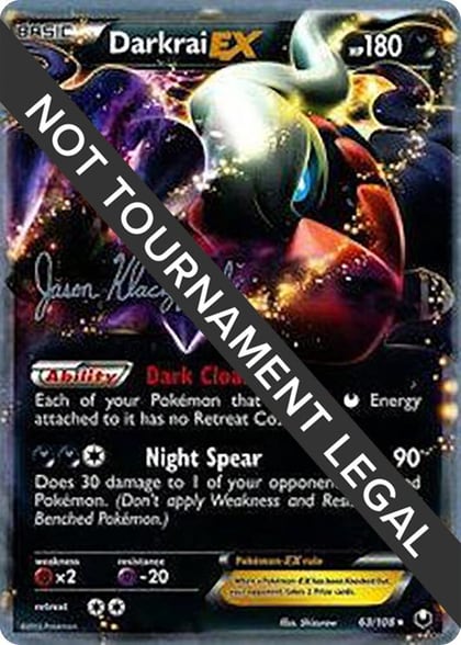 Darkrai EX - 2013 (Jason Klaczynski), World Championship Decks 63/108