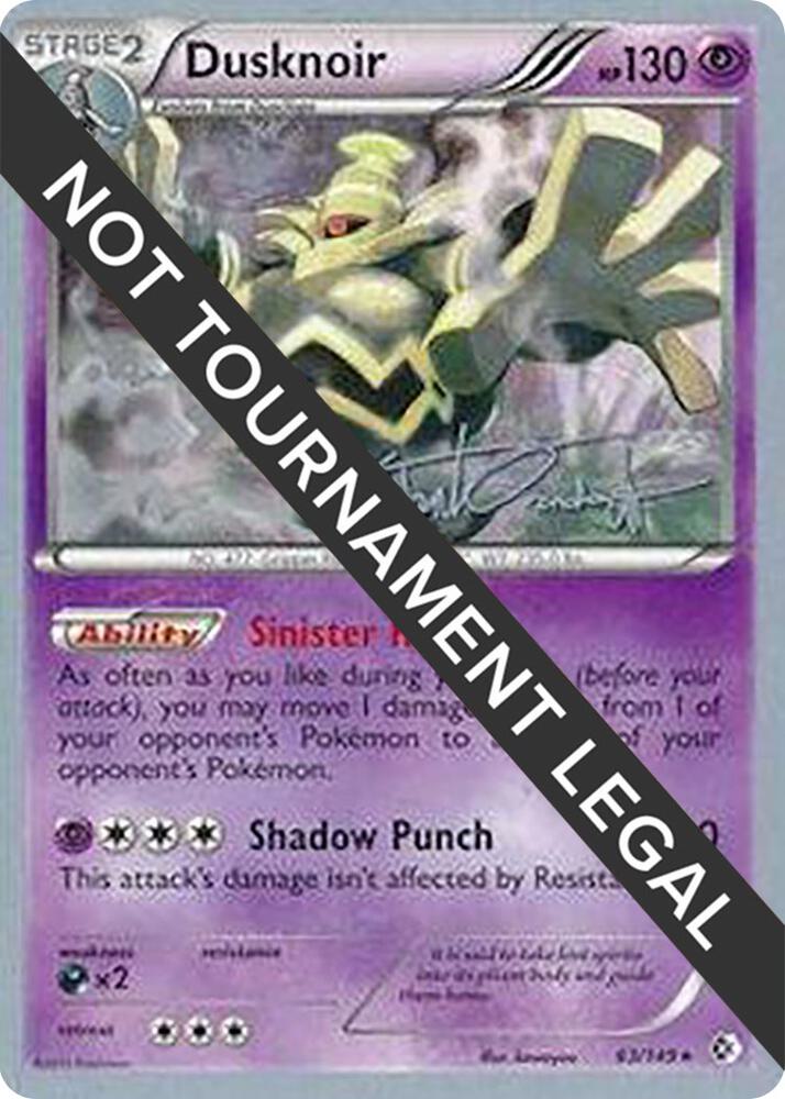 Dusknoir - 2014 (Trent Orndorff), World Championship Decks 63/149