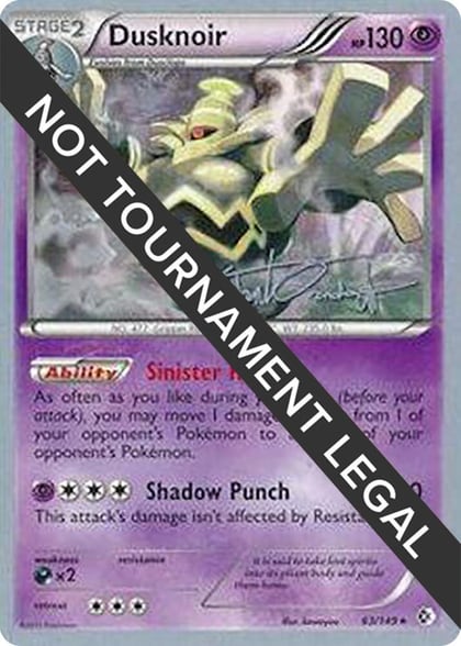 Dusknoir - 2014 (Trent Orndorff), World Championship Decks 63/149