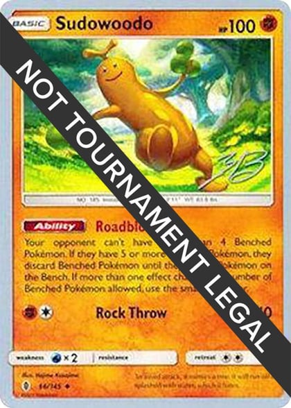 Sudowoodo - 2017 (Zachary Bokhari), World Championship Decks 66/145