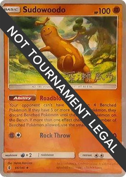 Sudowoodo - 2017 (Kabu Fukase), World Championship Decks 66/145