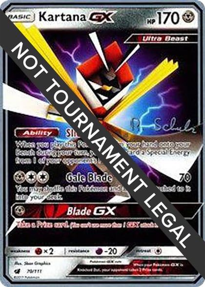 Kartana GX - 2018 (Robin Schulz), World Championship Decks 70/111