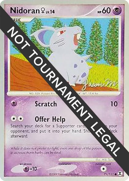 Nidoran F - 2009 (Jason Martinez), World Championship Decks 71/111