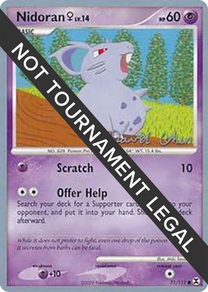 Nidoran F - 2009 (David Cohen), World Championship Decks 71/111