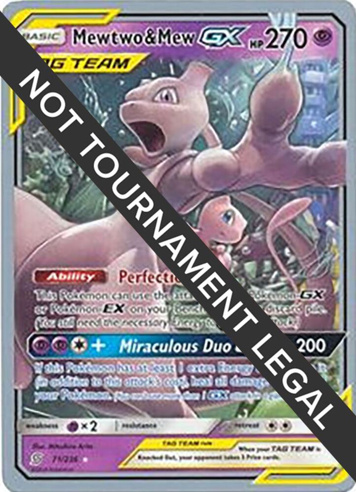 Mewtwo & Mew GX - 2019 (Henry Brand), World Championship Decks 71/236