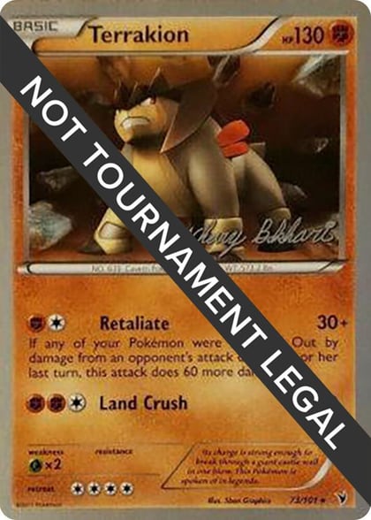 Terrakion - 2012 (Zachary Bokhari), World Championship Decks 73/101