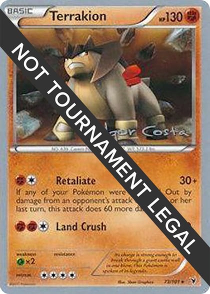 Terrakion - 2012 (Igor Costa), World Championship Decks 73/101