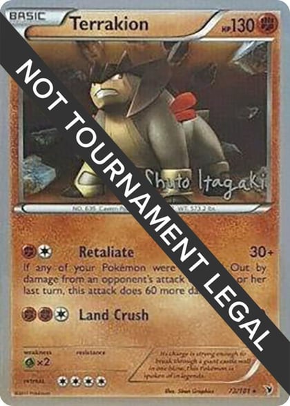 Terrakion - 2012 (Shuto Itagaki), World Championship Decks 73/101