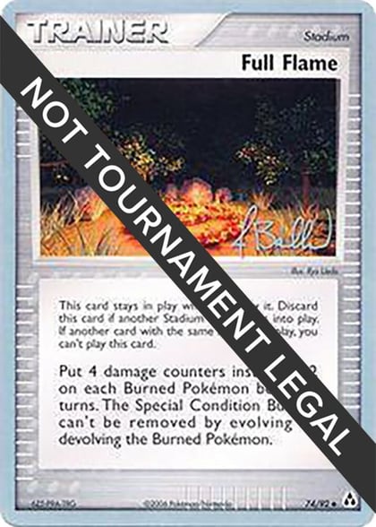 Full Flame - 2006 (Jimmy Ballard), World Championship Decks 74/92