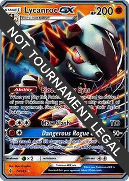 Lycanroc GX - 2018 (Naohito Inoue), World Championship Decks 74/145