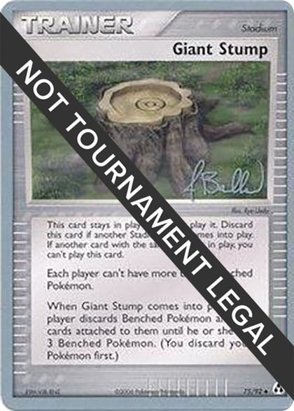 Giant Stump - 2006 (Jimmy Ballard), World Championship Decks 75/92