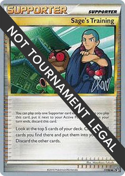 Sage's Training - 2011 (Christopher Kan), World Championship Decks 77/90