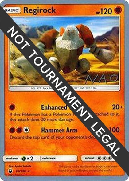 Regirock - 2018 (Naohito Inoue), World Championship Decks 80/168