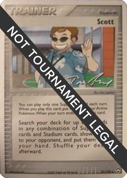 Scott - 2007 (Tom Roos), World Championship Decks 81/108