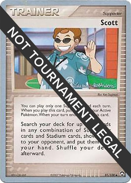 Scott - 2008 (Tristan Robinson), World Championship Decks 81/108