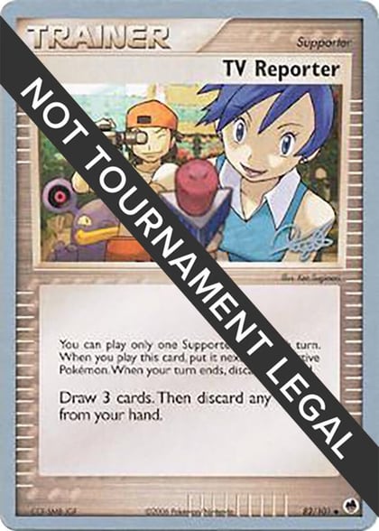 TV Reporter - 2008 (Paul Atanassov), World Championship Decks 82/101