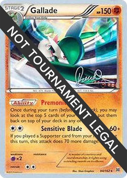 Gallade - 2017 (Diego Cassiraga), World Championship Decks 84/162