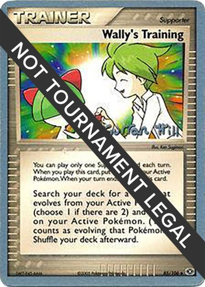 Wally's Training - 2005 (Curran Hill), World Championship Decks 85/106