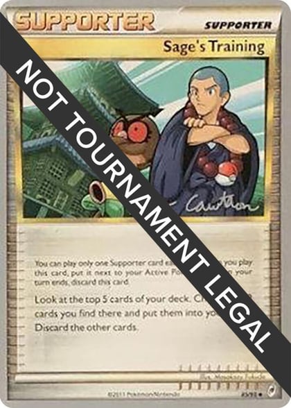 Sage's Training - 2011 (Ross Cawthon), World Championship Decks 85/95