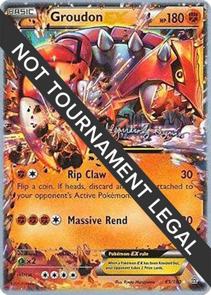 Groudon EX - 2015 (Alejandro Ng-Guzman), World Championship Decks 85/160