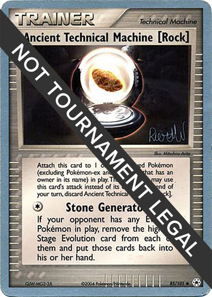 Ancient Technical Machine [Rock] - 2004 (Reed Weichler), World Championship Decks 85/101