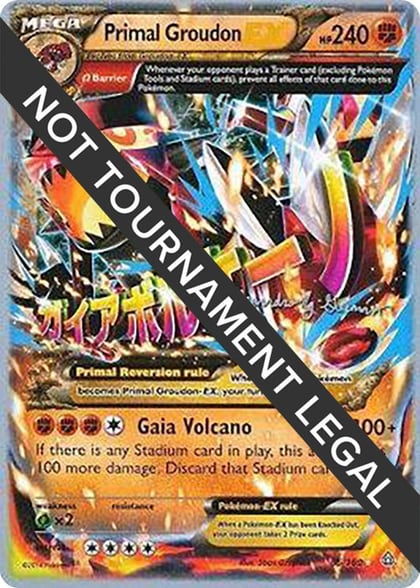 Primal Groudon EX - 2015 (Alejandro Ng-Guzman), World Championship Decks 86/160