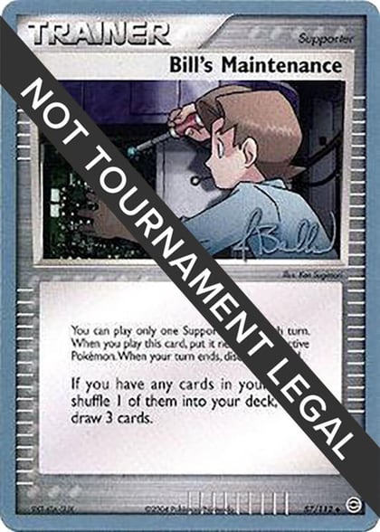 Bill's Maintenance - 2006 (Jimmy Ballard), World Championship Decks 87/112