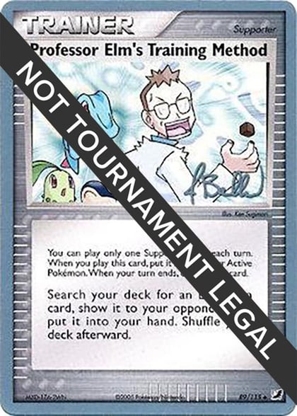 Professor Elm's Training Method - 2006 (Jimmy Ballard), World Championship Decks 89/115