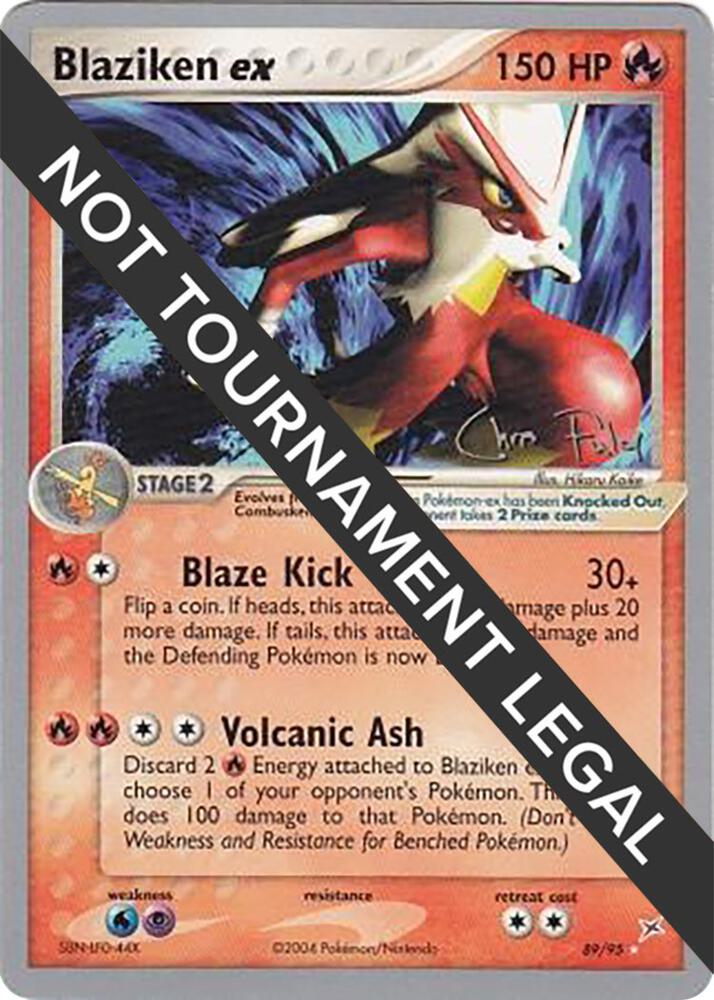 Blaziken ex - 2004 (Chris Fulop), World Championship Decks 89/95