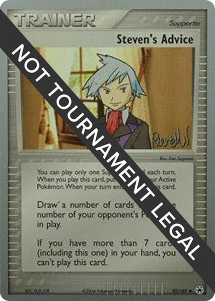 Steven's Advice - 2004 (Reed Weichler), World Championship Decks 92/101