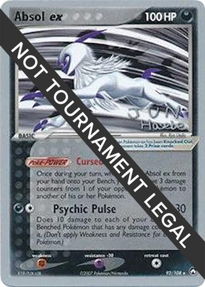 Absol ex - 2007 (Jun Hasebe), World Championship Decks 92/108
